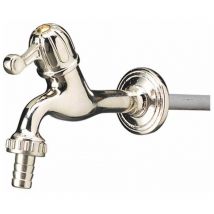 Rubinetto per Fontana da Giardino in Ottone Cromato Belfer RUB/011C