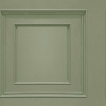 Belgravia Decor - Belgravia Oliana Wood Panel Sage Green Wallpaper Modern Stylish Feature Wall