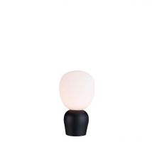 Belid Buddy - 1 Light Globe Tischlampe Schwarze Struktur, Opal, G9