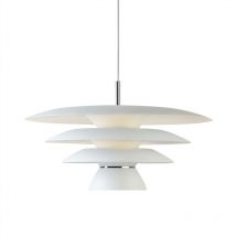 Davinci - Sospensione 1 Luce da Soffitto Bianco Opaco, E27 - Belid