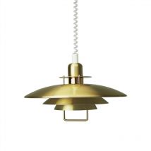 Primus - Sospensione a soffitto a 1 luce in ottone laccato, attacco E27 - Belid