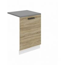 BELINI Habillage de Porte Lave Vaisselle Meuble Lave Vaiselle I Accessoire pour Lave-Vaisselle Cuisine 1,6 x 60 x 71,5 cm I Couleur: chêne Sonoma