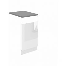 Habillage de Porte Lave Vaisselle PO45 Meuble Lave Vaisselle avec Plan de Travail i Accessoire pour Lave-Vaisselle Cuisine - Teille: 1,6 x 45 x 57 cm