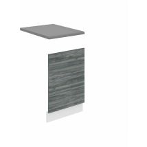 Habillage de Porte Lave Vaisselle PO45 Meuble Lave Vaisselle avec Plan de Travail i Accessoire pour Lave-Vaisselle Cuisine - Teille: 1,6 x 45 x 57 cm