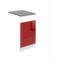 Habillage de Porte Lave Vaisselle PO45 Meuble Lave Vaisselle avec Plan de Travail i Accessoire pour Lave-Vaisselle Cuisine - Teille: 1,6 x 45 x 57 cm