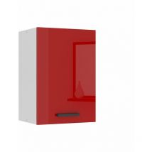 Hängeschrank Küche, Küchenschränke Sg. Breite 40 Cm. Oberschrank Mit 1 Tür, Küchenhängeschränke, Wandschrank Hängend, Rot Hochglanz - Belini