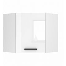 Belini - Hängeschrank Küche, Küchenschränke sgn. Breite 60 cm. Oberschrank mit 1 Tür, Küchenhängeschränke, Wandschrank Hängend, Weiß Hochglanz