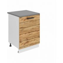 Belini - Meuble Cuisine Bas avec Plan de Travail sd i Meubles de Cuisine - Taille: 51,6 x 60 x 85 cm i Petit Meuble Cuisine - 1 Porte i Couleur :