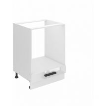 Meuble Cuisine Bas sans Plan de Travail sdp i Meubles de Cuisine - Taille: 51,6 x 60 x 82 cm i Petit Meuble Cuisine - sans Porte i Couleur : Blanc