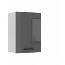 Belini - Meuble Haut Cuisine SG40 i Meubles de Cuisine - Mural, Rangements, 1 Porte i Taille: 29,6 x 40 x 58 cm i Armoire Murale avec Poignée en