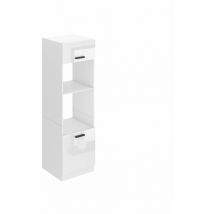 Belini - Mikrowelle Schrank Küchenschränke Hochschrank Küche Mikrowellenschrank 60 x 204 cm Küchenbuffet mit 2 Türen und 2 Regalen Kommode