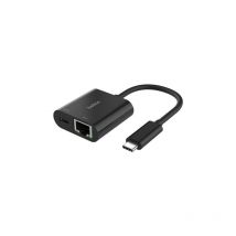 Belkin - Connect usb-c Ethernet Adapter 100W pd schw. INC019btBK