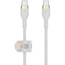 Flex usb-c/usb-c till 60W 3m, white CAB011bt3MWH (CAB011BT3MWH) - Belkin