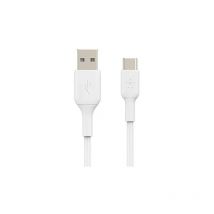 Belkin - Câble usb-c Boost Charge (câble usb-c vers usb-a, câble usb Type-C pour iPad Pro, Nintendo Switch, Pixel, Samsung appareils et autres, 2 m),