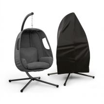 Bella Donna Fauteuil suspendu + housse de pluie gris foncé