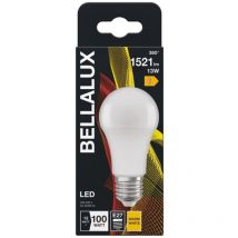Ampoule led dépolie standard E27, 13W, blanc chaud.
