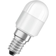 Lampadina led E14 mini-tubo smerigliato, 2,3W, bianco caldo.