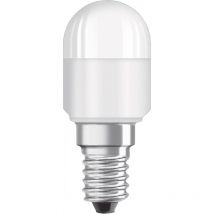 Mattierte LED-Glühbirne mit Miniröhre E14, 2,3W, warmweiß.