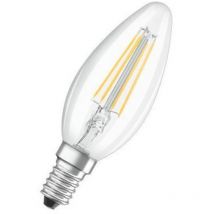 Lampadina LED E14 in vetro trasparente, 4W, 470lm.