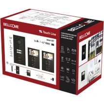 Electra Video-Türsprechanlage Kabelgebunden Komplett-Set Schwarz - Bellcome