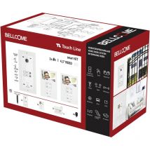 Electra Video-Türsprechanlage Kabelgebunden Komplett-Set Weiß - Bellcome