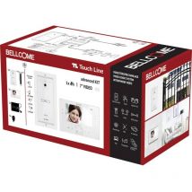 Bellcome Advanced 7 Video-Kit 1 Familie Video citofono Cablato Kit completo 8 parti Bianco