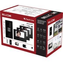 Advanced 7 Video-Kit 3 Familie Video citofono Cablato Kit completo 20 parti Nero - Bellcome