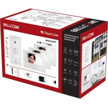 Bellcome - Advanced 7 Video-Kit 3 Familie Video citofono Cablato Kit completo 20 parti Bianco