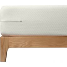 Belle Housse De Protection Élastique Hygiénique Jusqu'à 30 Cm D'Épaisseur Beige - 140 Cm