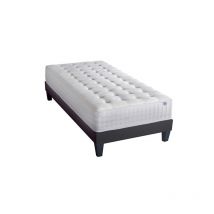 BELLECOUR LITERIE Ensemble CHÂTELET 90x200 cm Matelas Mémoire de forme + Sommier Bois