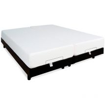 Bellecour - literie Ensemble Duo flex 2x70x190 cm Sommiers électriques + Matelas Mémoire de forme