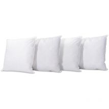 Bellecour - literie Lot de 4 oreillers 65x65 cm grand palace Fibres creuses polyester