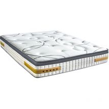 Olympe Literie - bellecour literie Matelas linkoping 140x200 cm Mousse à mémoire de forme Soutien Ferme
