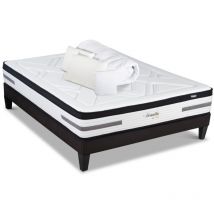 Bellecour - literie Pack Prêt à dormir versailles 180x200 cm Matelas Ressorts ensachés + Sommier + Accessoires