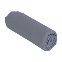 Bellecour - literie Alèse b-sensible Gris anthracite 140x190 cm Impermeable & Anti-acariens
