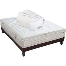 Bellecour - literie Pack Prêt à dormir empereur 140x200 cm Matelas Mémoire de forme + Sommier + Accessoires