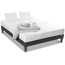 Bellecour - literie Pack Prêt à dormir paris 90x190 cm Matelas Mémoire de forme + Sommier + Accessoires