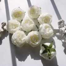Belles fleurs artificielles en soie pour mariage, Saint-Valentin