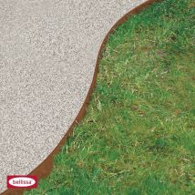 Rasenkante Corten 118 x 13 cm Beeteinfassung Beetumrandung - Bellissa