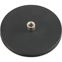 Flachgreifer Magnet Gummi 88mm mit Buchse M8 - Beloh