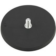 Flachgreifer Magnet Gummi 88mm mit Innengewinde M8 - Beloh