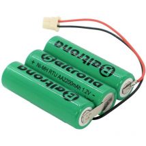 Beltrona - 3AA2200ESO Pack de piles rechargeables 3x LR6 (aa) fiche mâle NiMH 3.6 v 1500 mAh