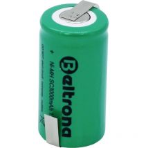 Beltrona - SC3000 Pile rechargeable spéciale Sub-C cosses à souder en z NiMH 1.2 v 3000 mAh