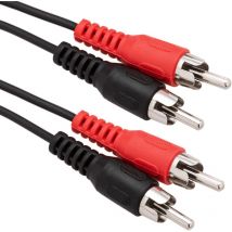 20m câble audio stéréo (2xRCA-M/M) - Bematik