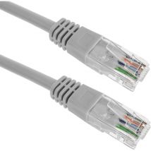 Cavo di rete Ethernet incrociato Cat. 5e utp grigio da 3 m - Bematik