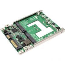 Bematik - Adaptateur 2,5 'sata 2 ports mSATA ssd