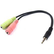 Bematik - Adaptateur audio ctia pour casque et microphone minijack 3,5 '