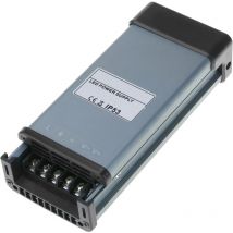 Alimentatore industriale piano 12VDC 12.5A. Dimensioni 75 x 190 x 42 mm IP53 - Bematik