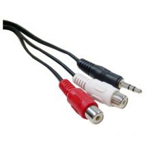 Bematik - Audio Cable Stereo mini jack 3.5-M-H 2xRCA 1.8m