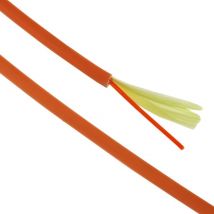 Bematik - Bobina de fibra óptica 62.5/125 multimodo 3.0 mm simplex de 100 m OM1